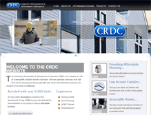 Tablet Screenshot of crdc-housing.org